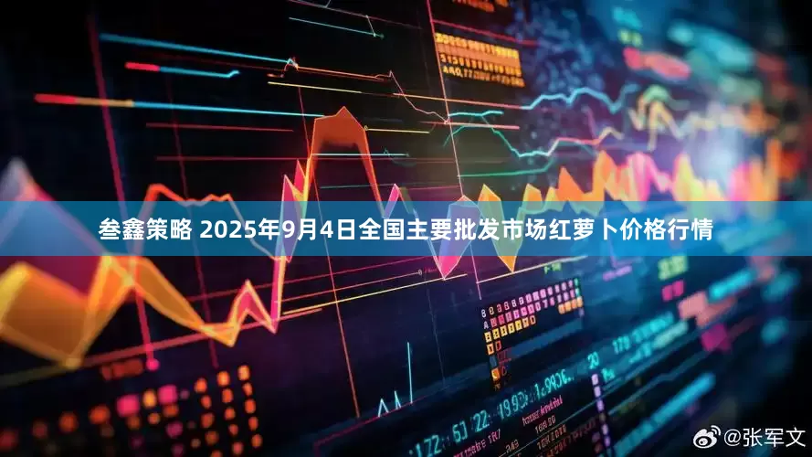 叁鑫策略 2025年9月4日全国主要批发市场红萝卜价格行情